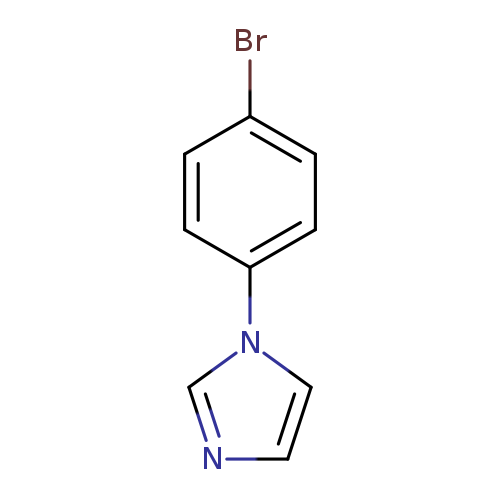 Brc1ccc(cc1)n1cncc1