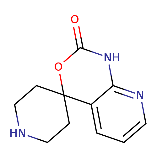 O=C1OC2(CCNCC2)c2c(N1)nccc2
