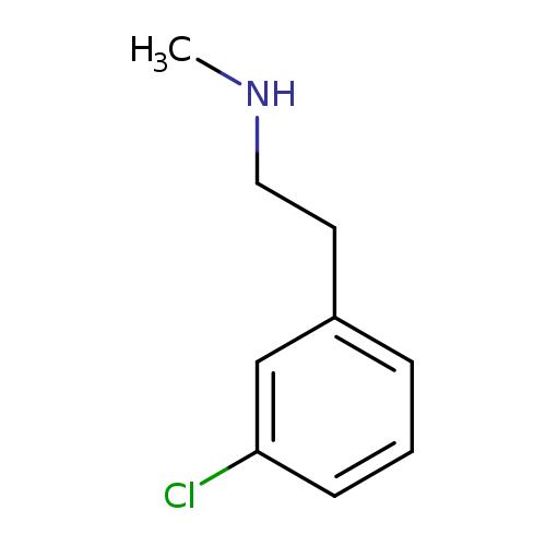 CNCCc1cccc(c1)Cl