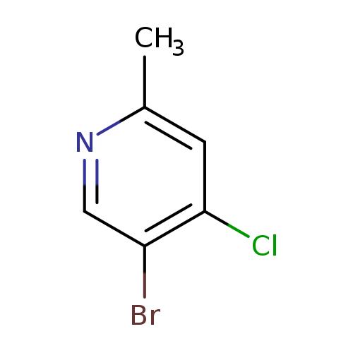 Cc1ncc(c(c1)Cl)Br