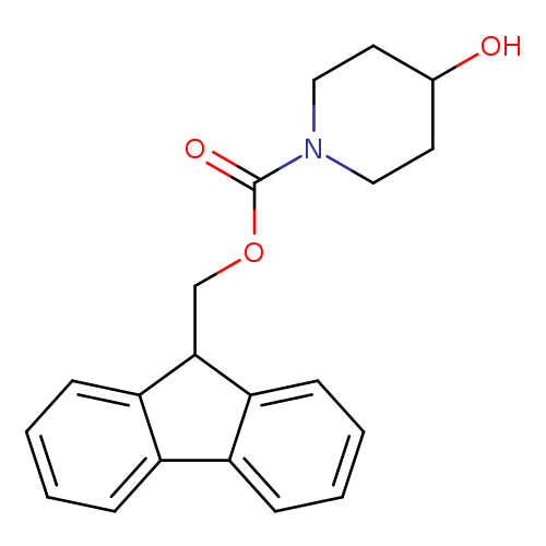 OC1CCN(CC1)C(=O)OCC1c2ccccc2c2c1cccc2