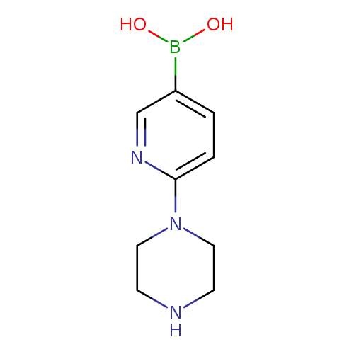 OB(c1ccc(nc1)N1CCNCC1)O