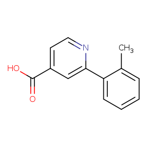 Cc1ccccc1c1nccc(c1)C(=O)O