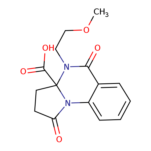 COCCN1C(=O)c2ccccc2N2C1(CCC2=O)C(=O)O