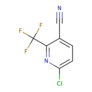 N#Cc1ccc(nc1C(F)(F)F)Cl