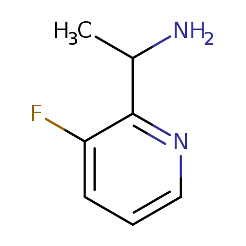 CC(c1ncccc1F)N