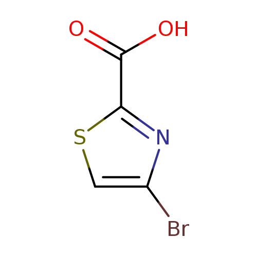 OC(=O)c1nc(cs1)Br