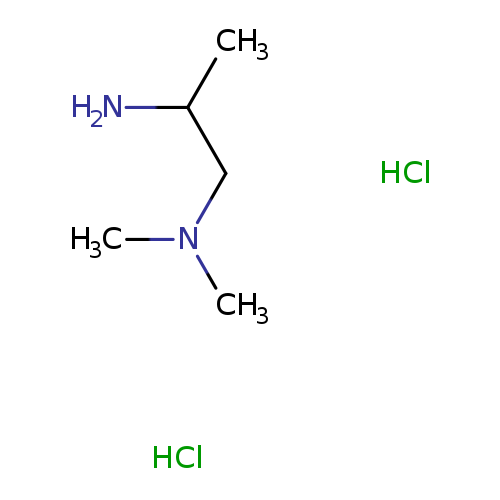 CN(CC(N)C)C.Cl.Cl