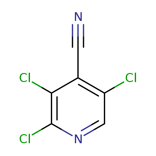 N#Cc1c(Cl)cnc(c1Cl)Cl