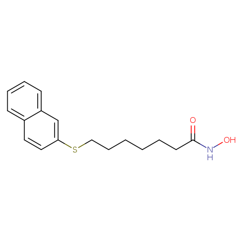 ONC(=O)CCCCCCSc1ccc2c(c1)cccc2