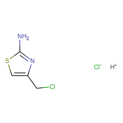 Nc1nc(cs1)CCl.[Cl-].[H+]