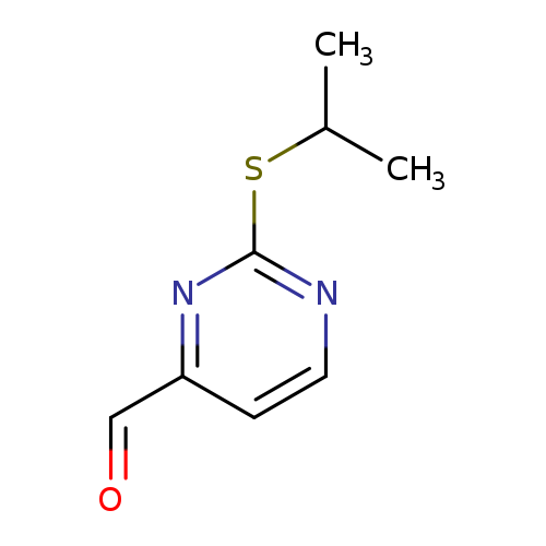 O=Cc1ccnc(n1)SC(C)C