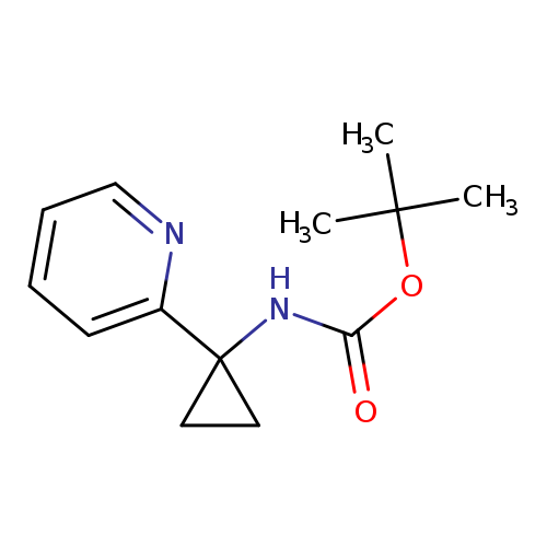 O=C(NC1(CC1)c1ccccn1)OC(C)(C)C