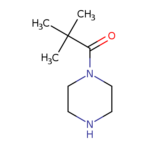 O=C(C(C)(C)C)N1CCNCC1