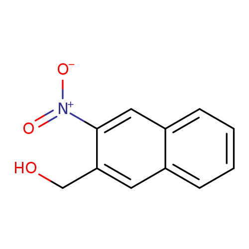 OCc1cc2ccccc2cc1[N+](=O)[O-]