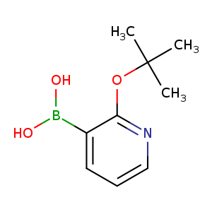 OB(c1cccnc1OC(C)(C)C)O