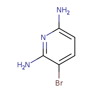 Nc1ccc(c(n1)N)Br