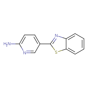 Nc1ccc(cn1)c1nc2c(s1)cccc2