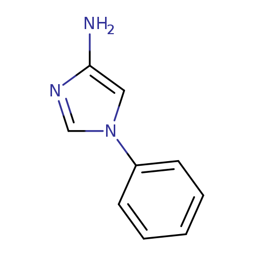 Nc1ncn(c1)c1ccccc1