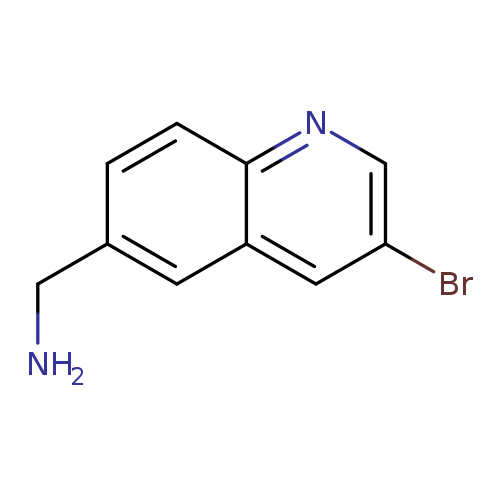 NCc1ccc2c(c1)cc(cn2)Br
