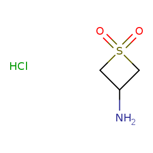 NC1CS(=O)(=O)C1.Cl