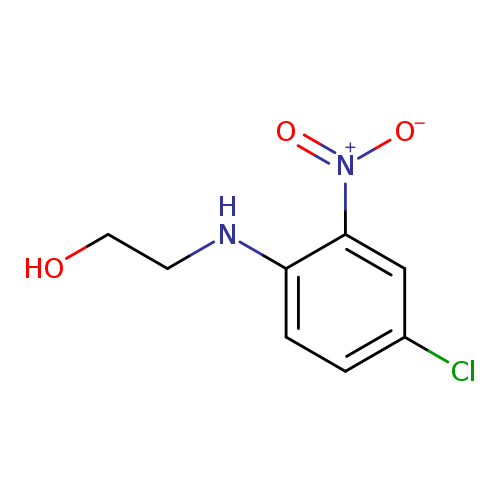 OCCNc1ccc(cc1[N+](=O)[O-])Cl