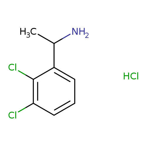 CC(c1cccc(c1Cl)Cl)N.Cl