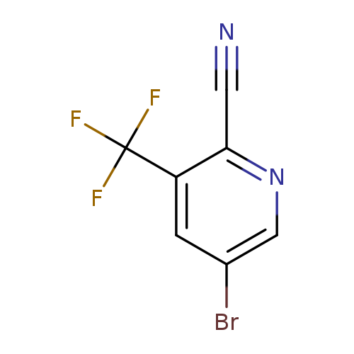 N#Cc1ncc(cc1C(F)(F)F)Br