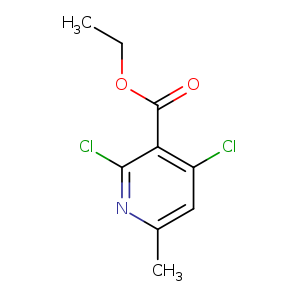 CCOC(=O)c1c(Cl)cc(nc1Cl)C
