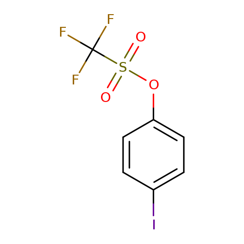 FC(S(=O)(=O)Oc1ccc(cc1)I)(F)F