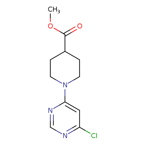 COC(=O)C1CCN(CC1)c1ncnc(c1)Cl