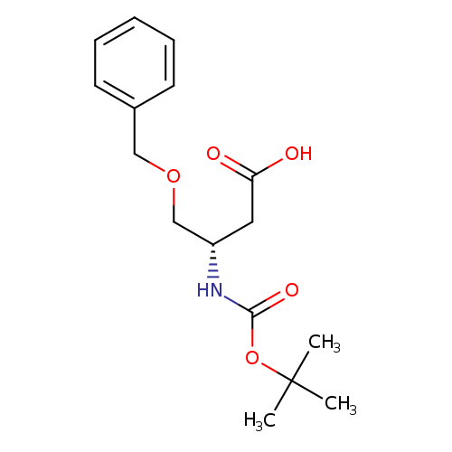 OC(=O)C[C@H](NC(=O)OC(C)(C)C)COCc1ccccc1