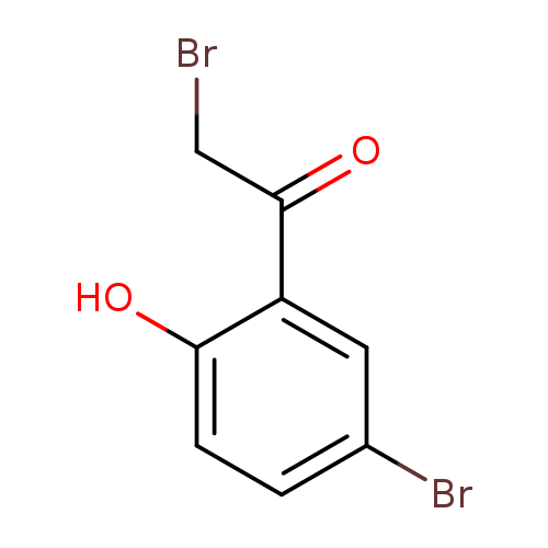 BrCC(=O)c1cc(Br)ccc1O