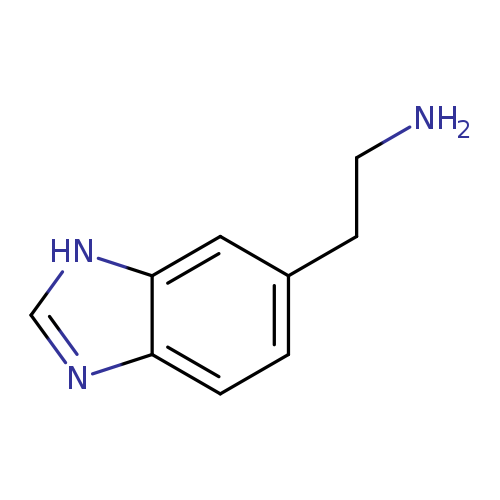 NCCc1ccc2c(c1)[nH]cn2