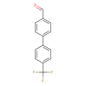 O=Cc1ccc(cc1)c1ccc(cc1)C(F)(F)F
