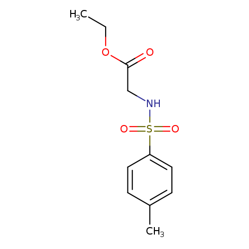 CCOC(=O)CNS(=O)(=O)c1ccc(cc1)C