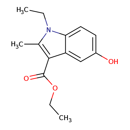 CCOC(=O)c1c2cc(O)ccc2n(c1C)CC