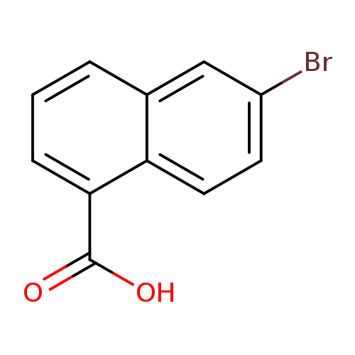 Brc1ccc2c(c1)cccc2C(=O)O