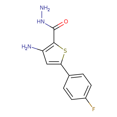 NNC(=O)c1sc(cc1N)c1ccc(cc1)F