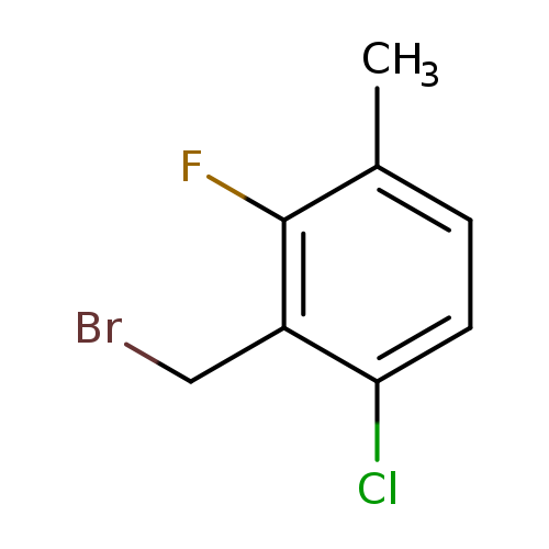 BrCc1c(Cl)ccc(c1F)C