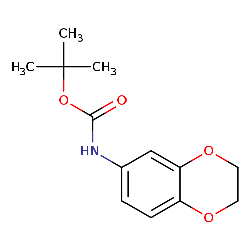 O=C(OC(C)(C)C)Nc1ccc2c(c1)OCCO2