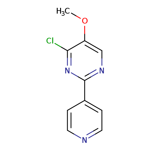 COc1cnc(nc1Cl)c1ccncc1