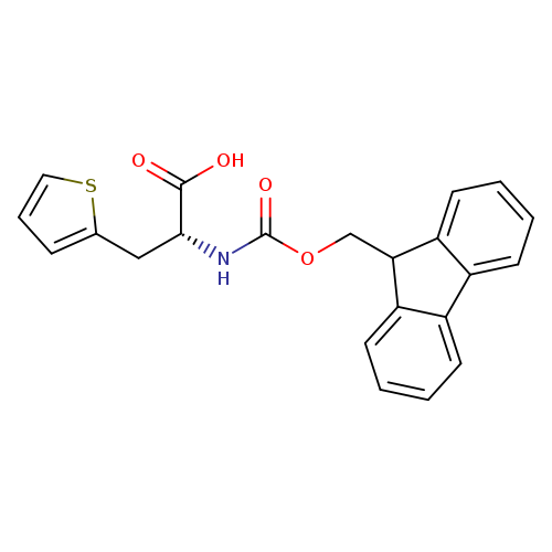O=C(N[C@@H](C(=O)O)Cc1cccs1)OCC1c2ccccc2c2c1cccc2