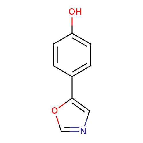 Oc1ccc(cc1)c1ocnc1