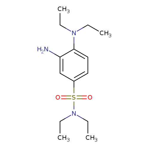 CCN(c1ccc(cc1N)S(=O)(=O)N(CC)CC)CC