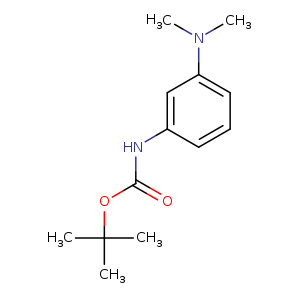 O=C(OC(C)(C)C)Nc1cccc(c1)N(C)C