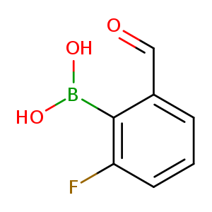 O=Cc1cccc(c1B(O)O)F