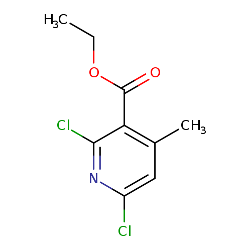 CCOC(=O)c1c(C)cc(nc1Cl)Cl
