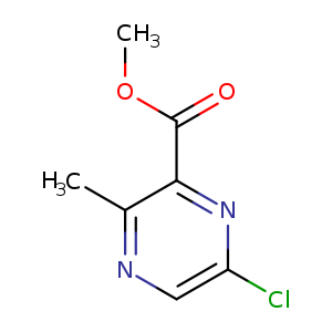 Cc1ncc(nc1C(=O)OC)Cl