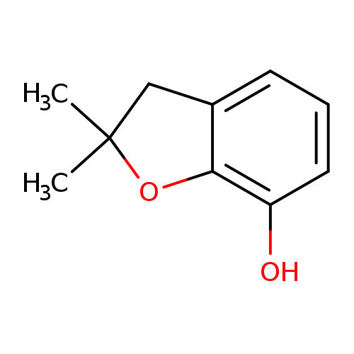 Oc1cccc2c1OC(C2)(C)C